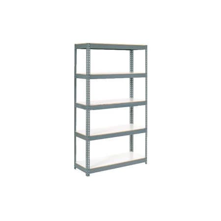 Extra Heavy Duty Shelving 36Wx24Dx60H 6 Shelves 1500 Lbs. Cap. Per Shelf GRY